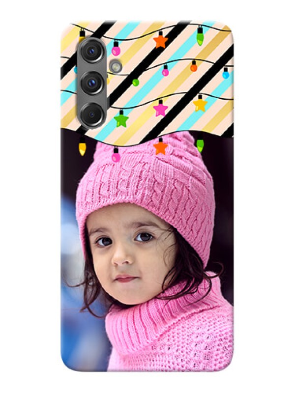 Custom Galaxy M34 5G Personalized Mobile Covers: Lights Hanging Design