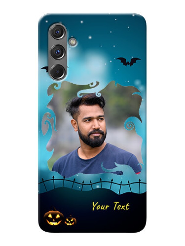 Custom Galaxy M34 5G Personalised Phone Cases: Halloween frame design