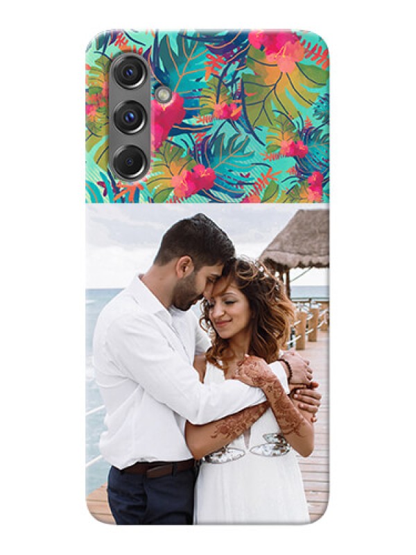 Custom Galaxy M34 5G Personalized Phone Cases: Watercolor Floral Design