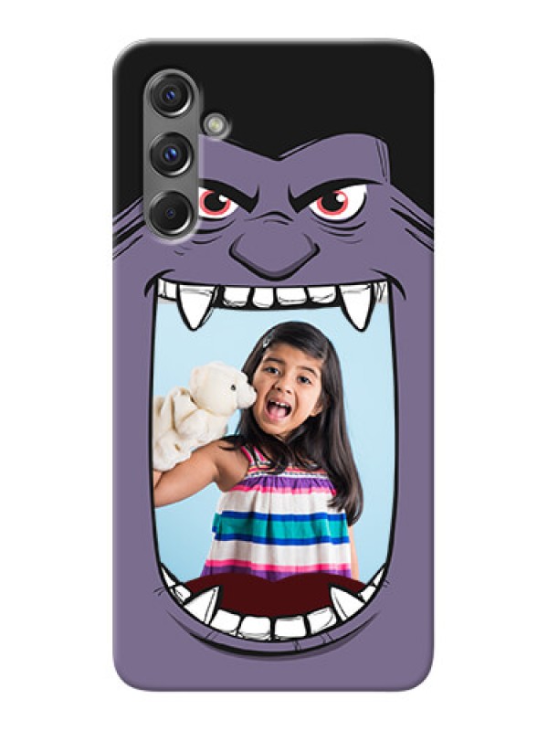 Custom Galaxy M34 5G Personalised Phone Covers: Angry Monster Design