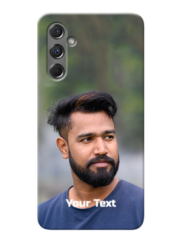 Custom Galaxy M34 5G Mobile Cover: Photo with Text