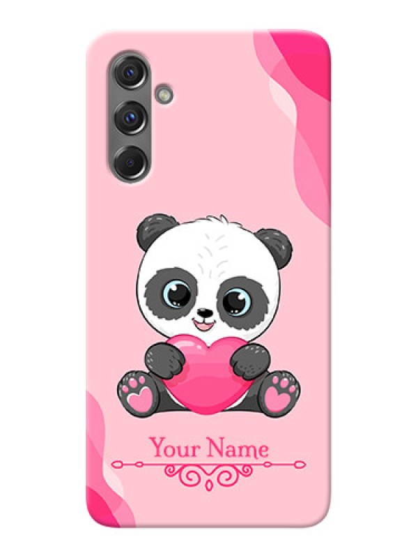 Custom Galaxy M34 5G Custom Mobile Case with Cute Panda Design
