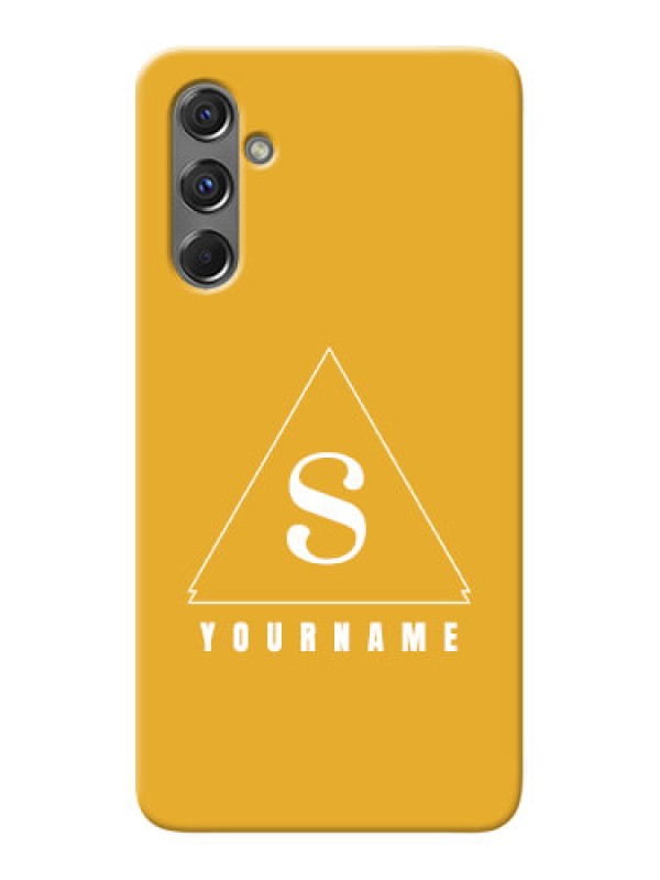 Custom Galaxy M34 5G Personalized Phone Case with simple triangle Design