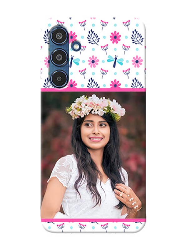 Custom Samsung Galaxy M35 5G Mobile Covers: Colorful Flower Design