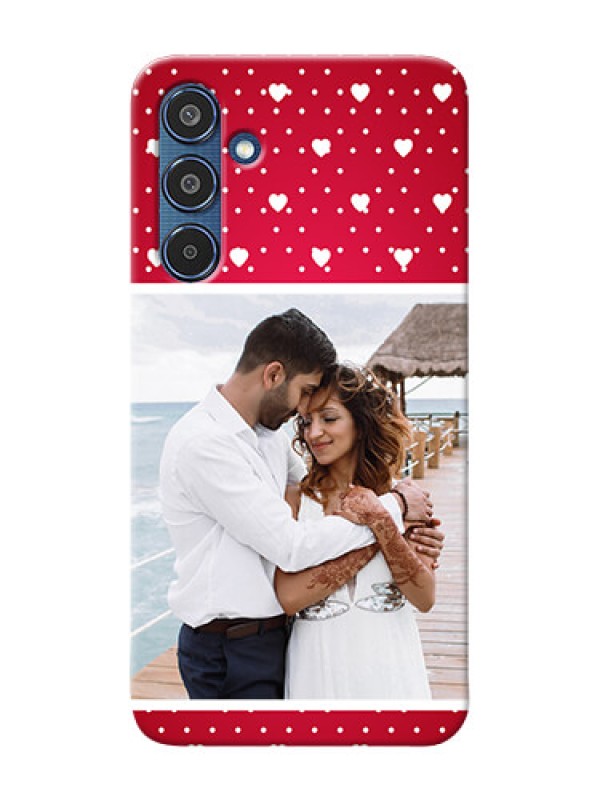 Custom Samsung Galaxy M35 5G custom back covers: Hearts Mobile Case Design