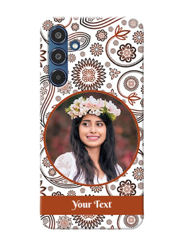 Custom Samsung Galaxy M35 5G phone cases online: Abstract Floral Design