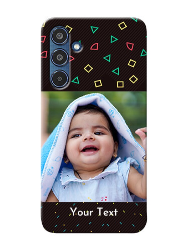 Custom Samsung Galaxy M35 5G custom mobile cases with confetti birthday design