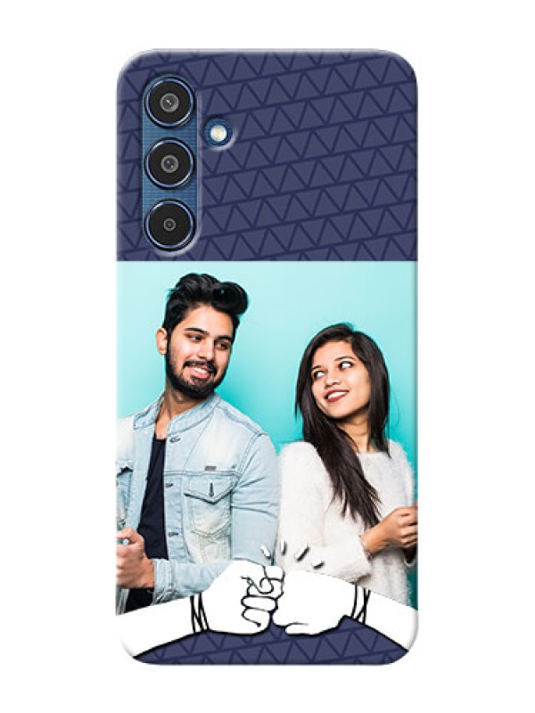 Custom Samsung Galaxy M35 5G Mobile Covers Online with Best Friends Design