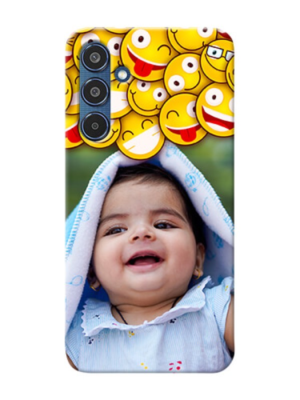 Custom Samsung Galaxy M35 5G Custom Phone Cases with Smiley Emoji Design