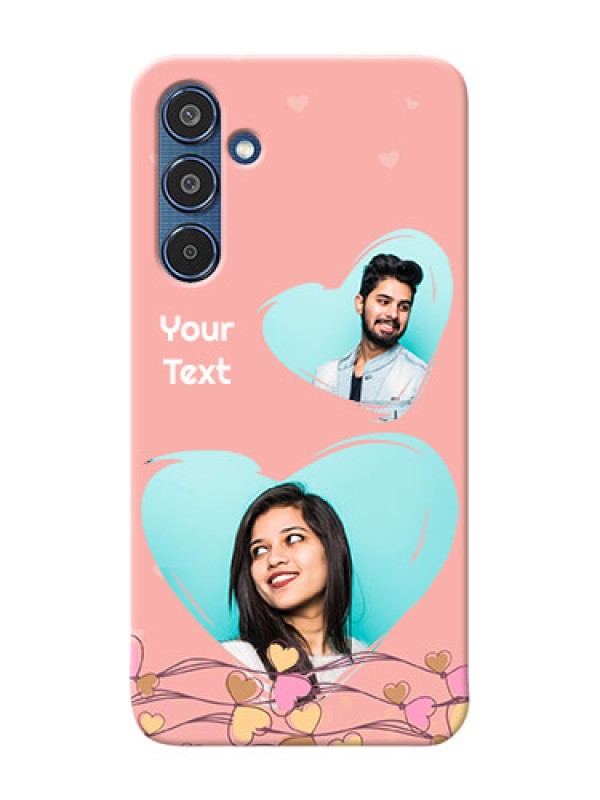 Custom Samsung Galaxy M35 5G customized phone cases: Love Doodle Design