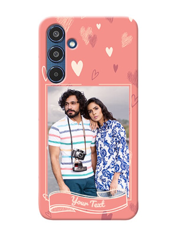 Custom Samsung Galaxy M35 5G custom mobile phone cases: love doodle art Design