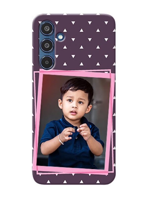 Custom Samsung Galaxy M35 5G Phone Cases: Triangle Pattern Dotted Design