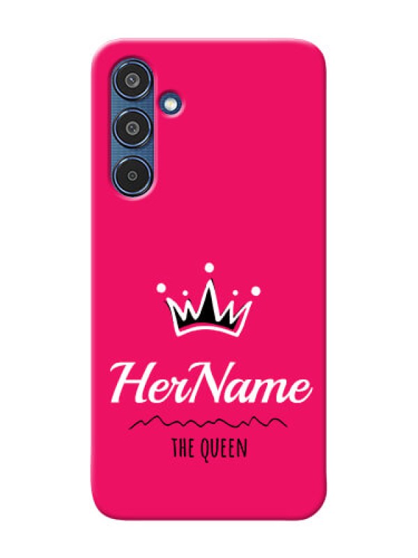 Custom Samsung Galaxy M35 5G Queen Phone Case with Name