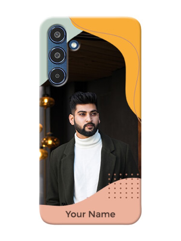 Custom Samsung Galaxy M35 5G Personalized Phone Case with Tricoloured overlay design