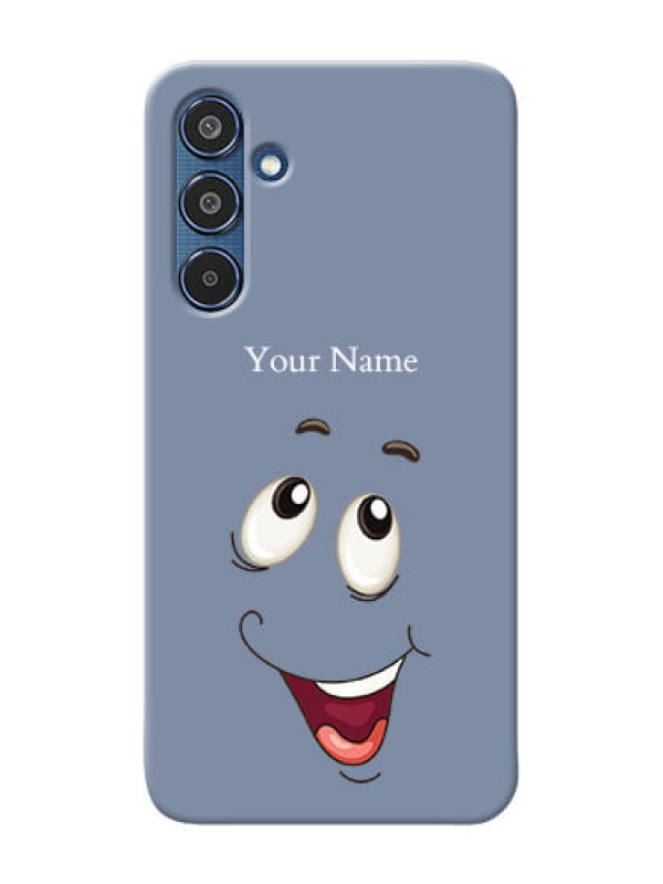 Custom Samsung Galaxy M35 5G Photo Printing on Case with Laughing Cartoon Face Design