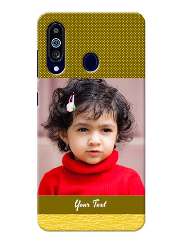 Custom Galaxy M40 custom mobile back covers: Simple Green Color Design