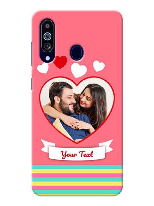 Custom Galaxy M40 Personalised mobile covers: Love Doodle Design
