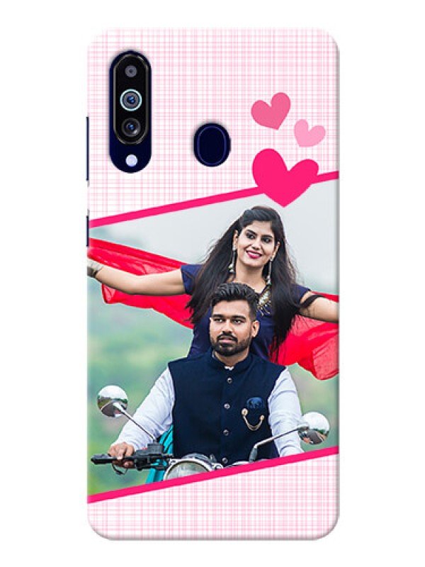 Custom Galaxy M40 Personalised Phone Cases: Love Shape Heart Design