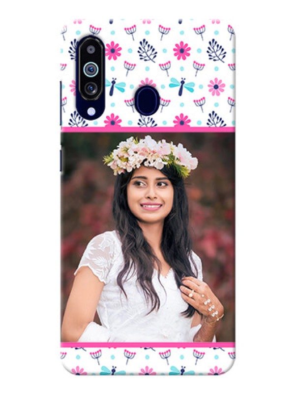 Custom Galaxy M40 Mobile Covers: Colorful Flower Design