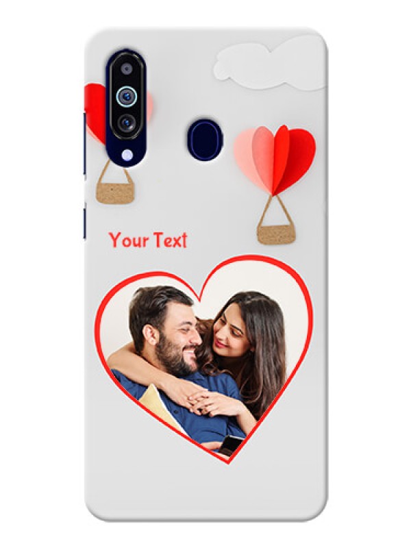 Custom Galaxy M40 Phone Covers: Parachute Love Design