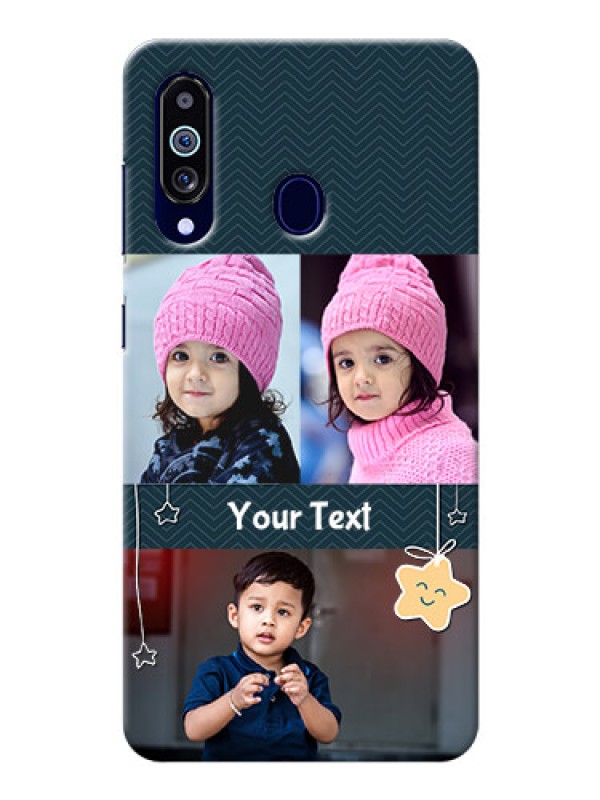 Custom Galaxy M40 Mobile Back Covers Online: Hanging Stars Design