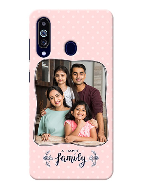 Custom Galaxy M40 Personalized Phone Cases: Family with Dots Design