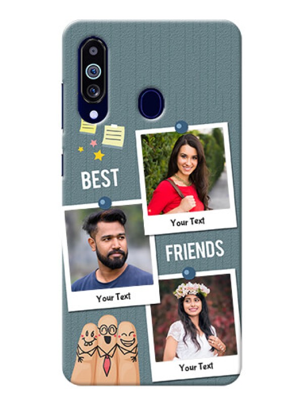 Custom Galaxy M40 Mobile Cases: Sticky Frames and Friendship Design