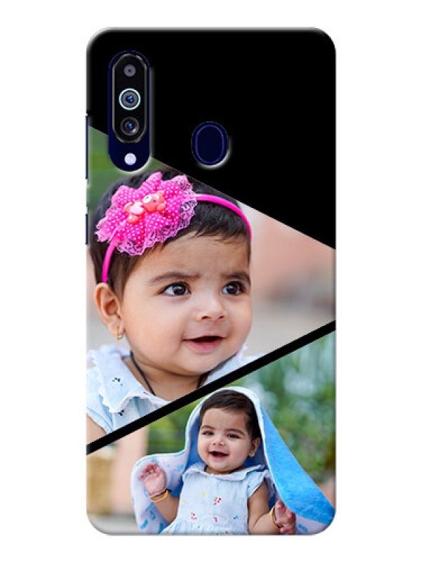 Custom Galaxy M40 mobile back covers online: Semi Cut Design