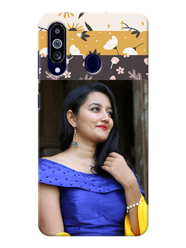 Custom Galaxy M40 mobile cases online: Stylish Floral Design