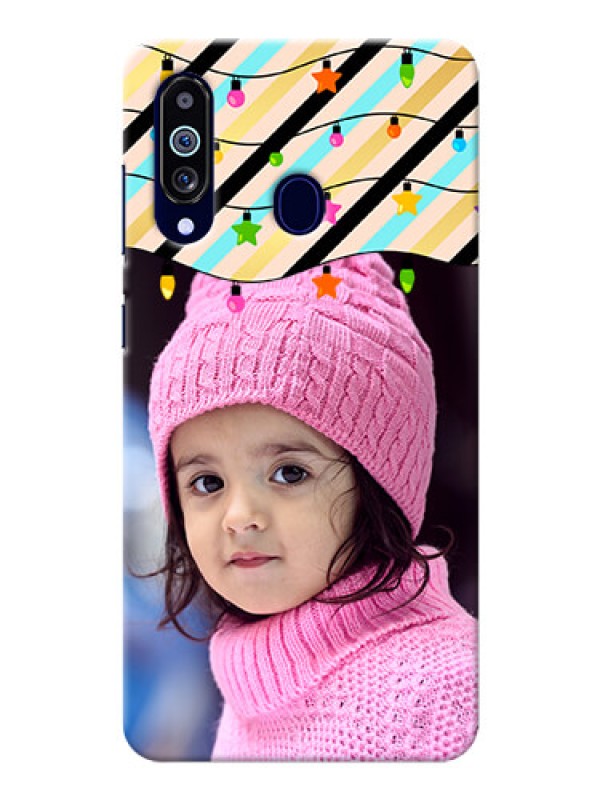 Custom Galaxy M40 Personalized Mobile Covers: Lights Hanging Design