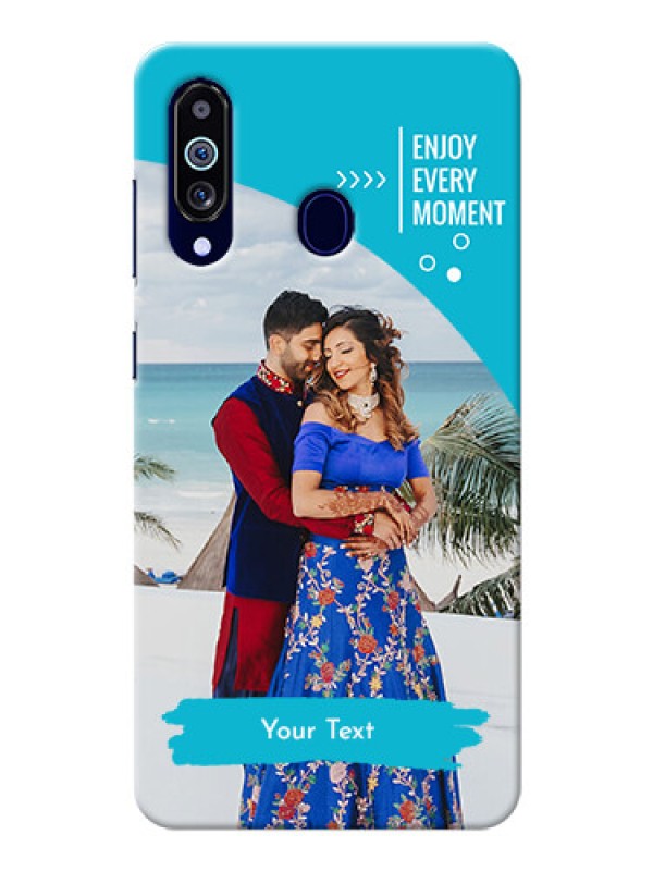 Custom Galaxy M40 Personalized Phone Covers: Happy Moment Design
