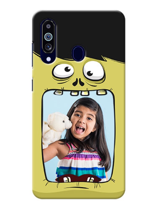 Custom Galaxy M40 Mobile Covers: Cartoon monster back case Design