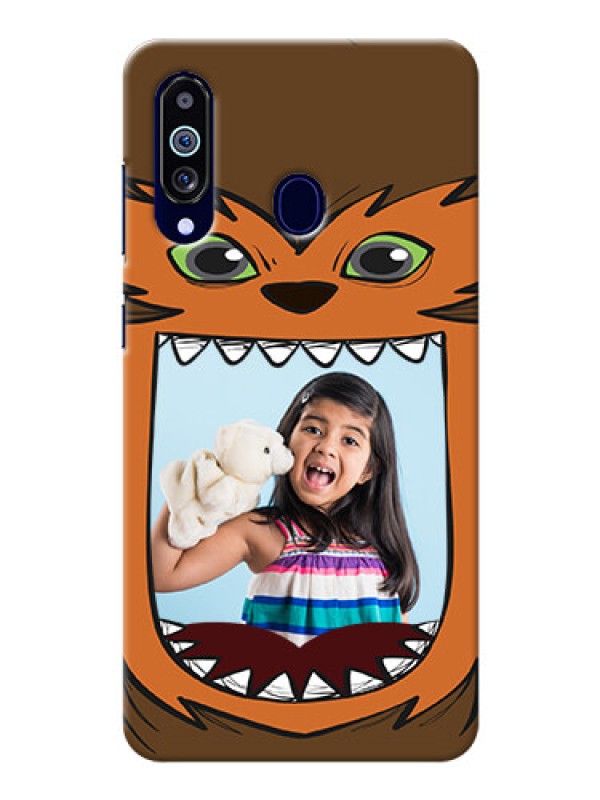 Custom Galaxy M40 Phone Covers: Owl Monster Back Case Design