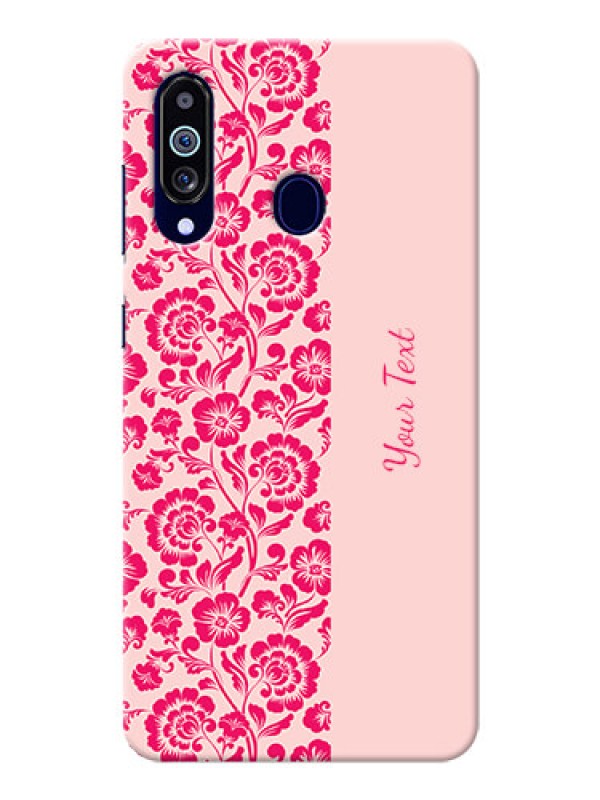 Custom Galaxy M40 Phone Back Covers: Attractive Floral Pattern Design