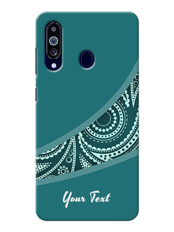 Custom Galaxy M40 Custom Phone Covers: semi visible floral Design