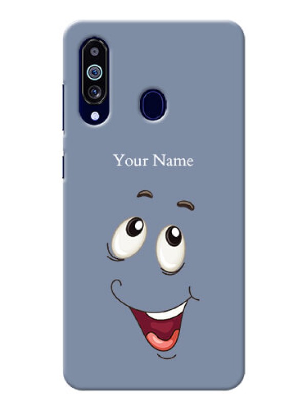 Custom Galaxy M40 Phone Back Covers: Laughing Cartoon Face Design