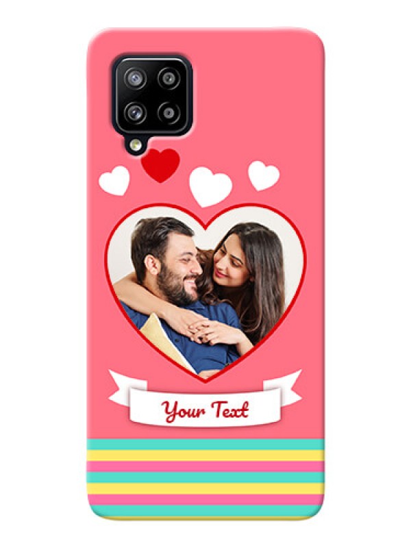 Custom Galaxy M42 5G Personalised mobile covers: Love Doodle Design