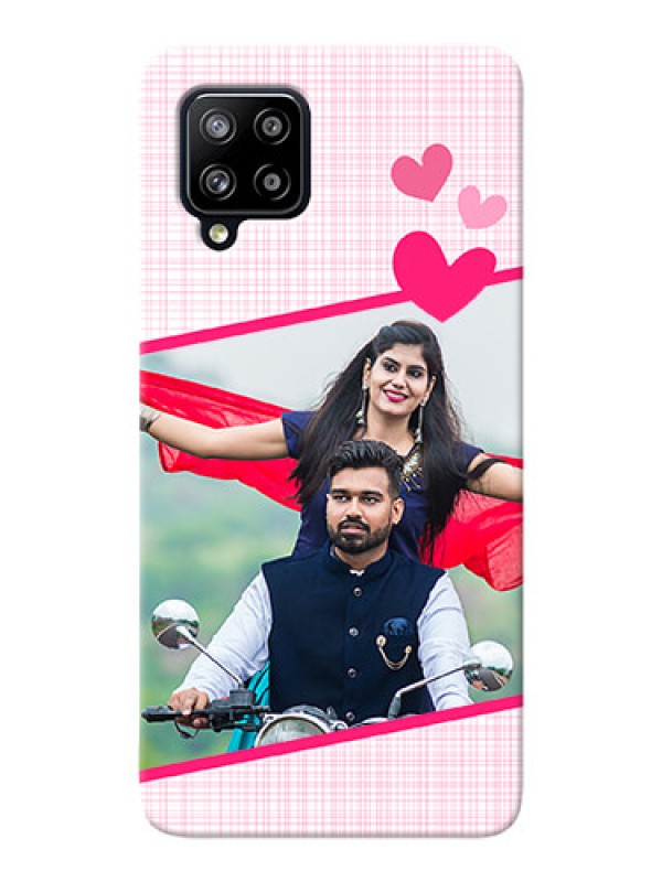 Custom Galaxy M42 5G Personalised Phone Cases: Love Shape Heart Design