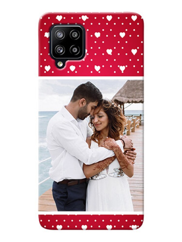 Custom Galaxy M42 5G custom back covers: Hearts Mobile Case Design