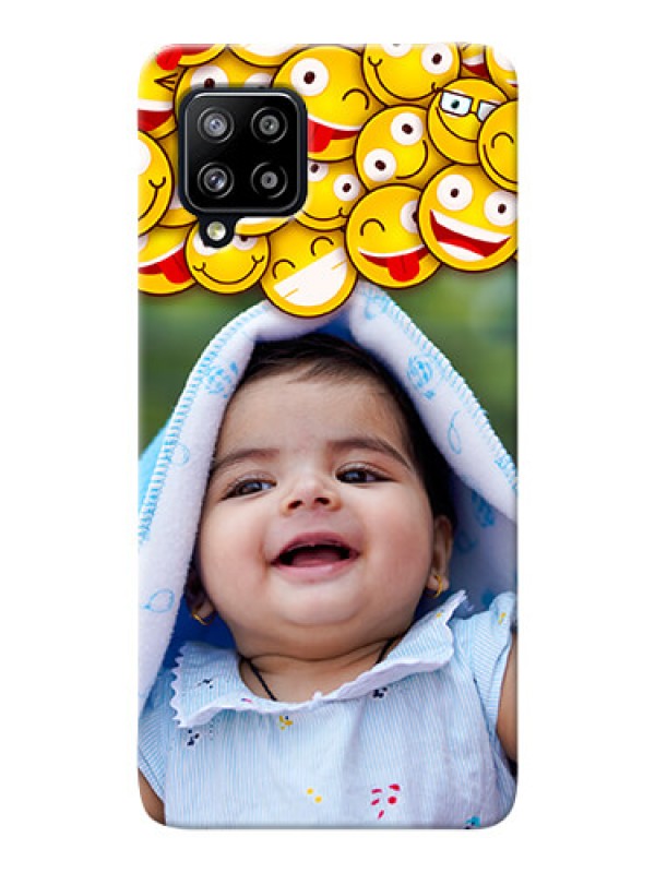 Custom Galaxy M42 5G Custom Phone Cases with Smiley Emoji Design