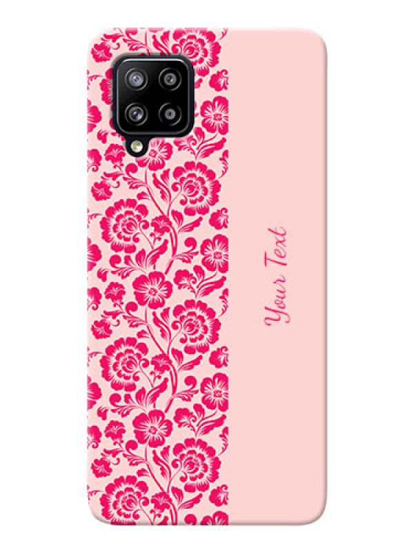 Custom Galaxy M42 5G Phone Back Covers: Attractive Floral Pattern Design