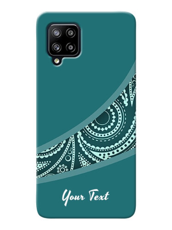 Custom Galaxy M42 5G Custom Phone Covers: semi visible floral Design