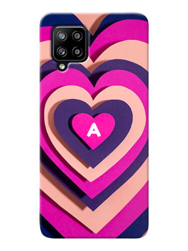 Custom Galaxy M42 5G Custom Mobile Case with Cute Heart Pattern Design