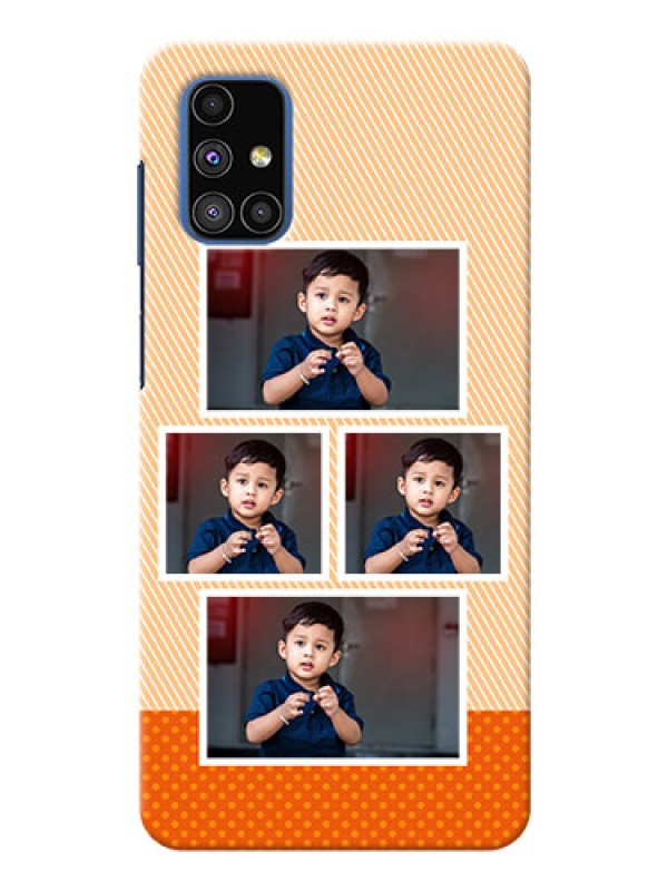 Custom Galaxy M51 Mobile Back Covers: Bulk Photos Upload Design