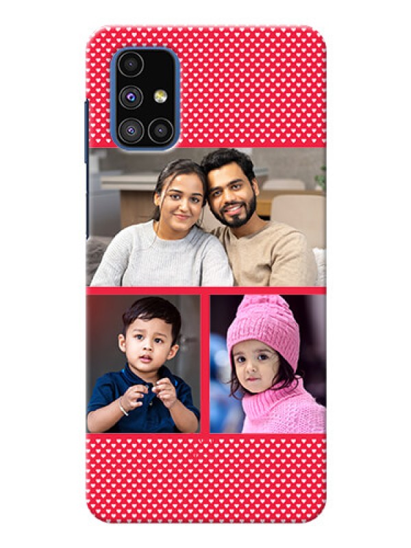 Custom Galaxy M51 mobile back covers online: Bulk Pic Upload Design