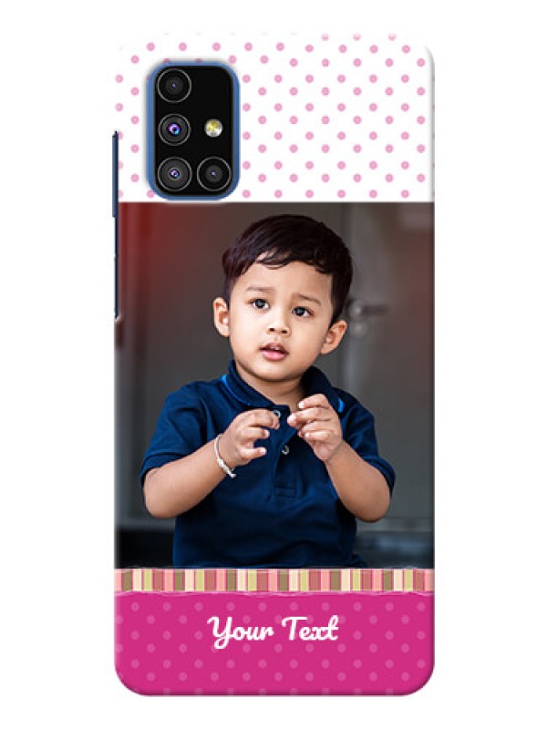 Custom Galaxy M51 custom mobile cases: Cute Girls Cover Design
