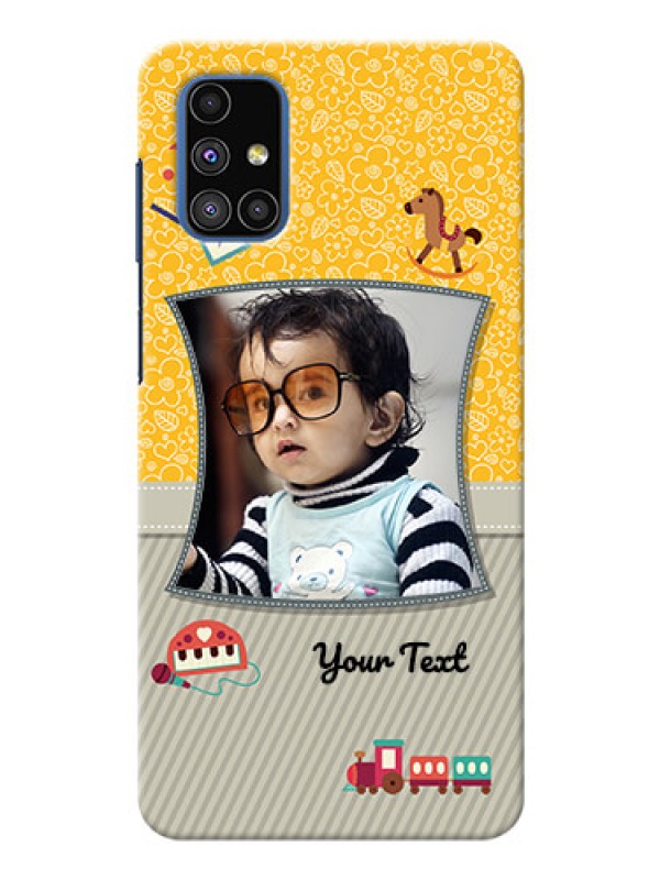Custom Galaxy M51 Mobile Cases Online: Baby Picture Upload Design