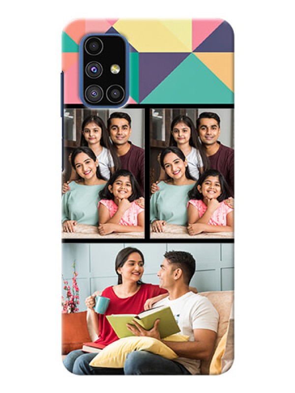 Custom Galaxy M51 personalised phone covers: Bulk Pic Upload Design