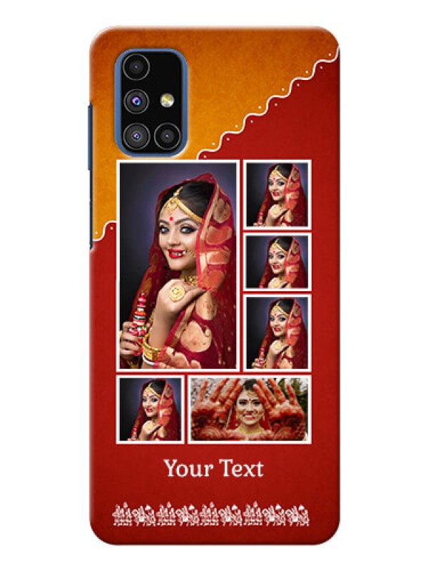 Custom Galaxy M51 customized phone cases: Wedding Pic Upload Design