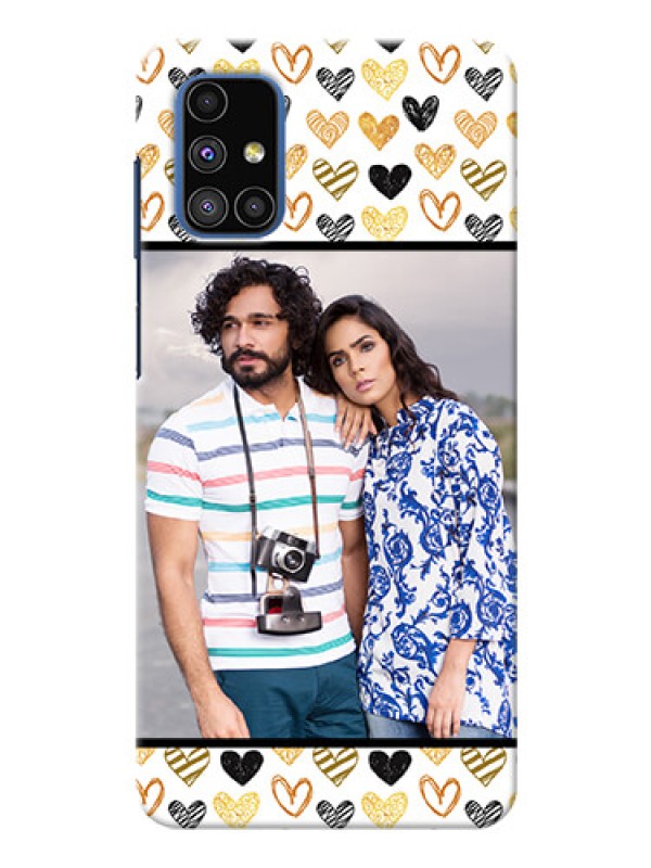 Custom Galaxy M51 Personalized Mobile Cases: Love Symbol Design